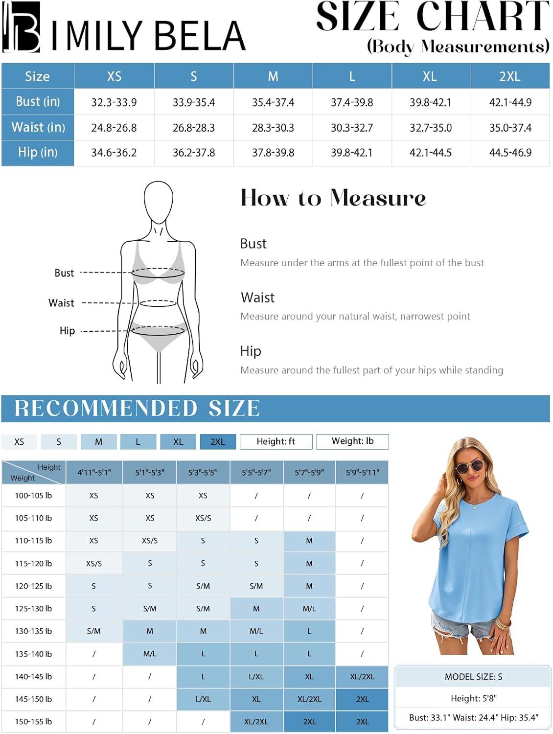 imageImily Bela Womens Short Sleeve T Shirts Summer Crew Neck Dressy Casual Tops Basic Trendy TeesBrick Red