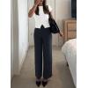 imageImily Bela Womens Short Sleeve Sweater Tops Summer Button Down Casual Ribbed Knit Slim Fit Cropped Cardigan ShirtsWhite