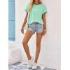 imageImily Bela Womens Short Sleeve T Shirts Summer Crew Neck Dressy Casual Tops Basic Trendy TeesLight Green