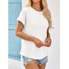 imageImily Bela Womens Short Sleeve T Shirts Summer Crew Neck Dressy Casual Tops Basic Trendy TeesWhite
