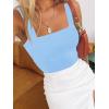 imageImily Bela Womens Square Neck Tank Tops Casual Sleeveless Slim Fit Going Out Y2K Summer Cropped ShirtsLight Blue