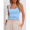 imageImily Bela Womens Square Neck Tank Tops Casual Sleeveless Slim Fit Going Out Y2K Summer Cropped ShirtsLight Blue