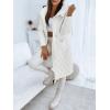 imageImily Bela Womens Long Quilted Jackets Zip Up Hooded Drawstring Waist Coats with PocketsWhite