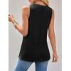 imageImily Bela Womens Loose Fit Casual Flowy Tank Tops Crewneck Trendy Sleeveless Side Split Summer Tops Clothes Outfits 2025Black