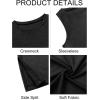 imageImily Bela Womens Loose Fit Casual Flowy Tank Tops Crewneck Trendy Sleeveless Side Split Summer Tops Clothes Outfits 2025Black
