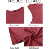 imageImily Bela Womens Loose Fit Casual Flowy Tank Tops Crewneck Trendy Sleeveless Side Split Summer Tops Clothes Outfits 2025Burgundy