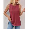 imageImily Bela Womens Loose Fit Casual Flowy Tank Tops Crewneck Trendy Sleeveless Side Split Summer Tops Clothes Outfits 2025Burgundy