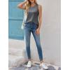 imageImily Bela Womens Loose Fit Casual Flowy Tank Tops Crewneck Trendy Sleeveless Side Split Summer Tops Clothes Outfits 2025Grey