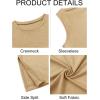 imageImily Bela Womens Loose Fit Casual Flowy Tank Tops Crewneck Trendy Sleeveless Side Split Summer Tops Clothes Outfits 2025Khaki
