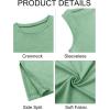 imageImily Bela Womens Loose Fit Casual Flowy Tank Tops Crewneck Trendy Sleeveless Side Split Summer Tops Clothes Outfits 2025Light Green