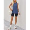 imageImily Bela Womens Loose Fit Casual Flowy Tank Tops Crewneck Trendy Sleeveless Side Split Summer Tops Clothes Outfits 2025Navy