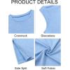 imageImily Bela Womens Loose Fit Casual Flowy Tank Tops Crewneck Trendy Sleeveless Side Split Summer Tops Clothes Outfits 2025Sky Blue