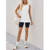 imageImily Bela Womens Loose Fit Casual Flowy Tank Tops Crewneck Trendy Sleeveless Side Split Summer Tops Clothes Outfits 2025White