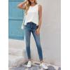 imageImily Bela Womens Loose Fit Casual Flowy Tank Tops Crewneck Trendy Sleeveless Side Split Summer Tops Clothes Outfits 2025White