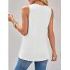 imageImily Bela Womens Loose Fit Casual Flowy Tank Tops Crewneck Trendy Sleeveless Side Split Summer Tops Clothes Outfits 2025White