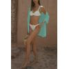 imageImily Bela Womens Summer 2 Piece Swimsuit Cover up Crochet Knit Cardigan Tops Long Pants Set Bathing Suit Beach OutfitLight Green