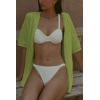 imageImily Bela Womens Summer 2 Piece Swimsuit Cover up Crochet Knit Cardigan Tops Long Pants Set Bathing Suit Beach OutfitOlive