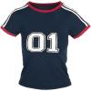 imageImily Bela Womens Summer Crop Tops Y2k Baby Tees Cute Letter Print Short Sleeve Vintage T ShirtNavy