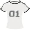 imageImily Bela Womens Summer Crop Tops Y2k Baby Tees Cute Letter Print Short Sleeve Vintage T ShirtWhite