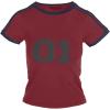 imageImily Bela Womens Summer Crop Tops Y2k Baby Tees Cute Letter Print Short Sleeve Vintage T ShirtWine Red