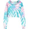 imageImily Bela Kids Crop Tops Girls Hoodies Cute Plaid Long Sleeve Fashion SweatshirtsTie Dye5
