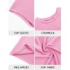 imageImily Bela Girls Short Cap Sleeve T Shirts Kids Crew Neck Casual Loose Summer Tops 514 YearsLight Pink