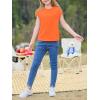 imageImily Bela Girls Short Cap Sleeve T Shirts Kids Crew Neck Casual Loose Summer Tops 514 YearsOrange