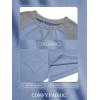 imageImily Bela Girls Summer T Shirts Casual Cap Sleeve Crewneck Raglan Tops with PocketBlue