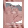 imageImily Bela Girls Summer T Shirts Casual Cap Sleeve Crewneck Raglan Tops with PocketLight Pink