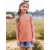 imageImily Bela Girls Summer T Shirts Casual Cap Sleeve Crewneck Raglan Tops with PocketOrange