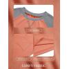 imageImily Bela Girls Summer T Shirts Casual Cap Sleeve Crewneck Raglan Tops with PocketOrange