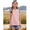 imageImily Bela Girls Summer T Shirts Casual Cap Sleeve Crewneck Raglan Tops with PocketPink
