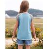 imageImily Bela Girls Summer T Shirts Casual Cap Sleeve Crewneck Raglan Tops with PocketWathet