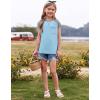 imageImily Bela Girls Summer T Shirts Casual Cap Sleeve Crewneck Raglan Tops with PocketWathet