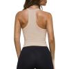 imageImily Bela Womens Racerback Tank Tops Summer V Neck Ribbed Knit Yoga Workout Camisole TopOffwhite