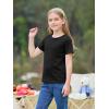 imageImily Bela Girls Summer T Shirts Kids Casual Crewneck Short Sleeve Loose Basic Tee Tops 514 YearsBlack