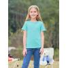 imageImily Bela Girls Summer T Shirts Kids Casual Crewneck Short Sleeve Loose Basic Tee Tops 514 YearsMint Color