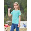 imageImily Bela Girls Summer T Shirts Kids Casual Crewneck Short Sleeve Loose Basic Tee Tops 514 YearsMint Color