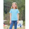 imageImily Bela Girls Summer T Shirts Kids Casual Crewneck Short Sleeve Loose Basic Tee Tops 514 YearsSky Blue