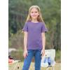 imageImily Bela Girls Summer T Shirts Kids Casual Crewneck Short Sleeve Loose Basic Tee Tops 514 YearsViolet