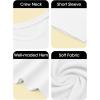 imageImily Bela Girls Summer T Shirts Kids Casual Crewneck Short Sleeve Loose Basic Tee Tops 514 YearsWhite