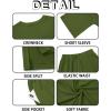 imageImily Bela Womens 2 Piece Lounge Sets Summer Casual Outfits Oversized 34 Sleeve T Shirts and Shorts Pajama Matching SetArmy Green