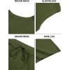 imageImily Bela Womens 2 Piece Outfits Sweater Sets Knit Summer Casual Crewneck Sleeveless Tops Wide Leg Pants TracksuitsArmy Green