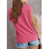 imageImily Bela Girls Cap Sleeve Summer Tops Casual Crewneck Loose Tshirts with PocketPicture