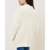 imageImily Bela Girls Cardigan Open Front Popcorn Knit Long Sleeve Sweaters Coat with PocketsCream White