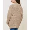imageImily Bela Girls Cardigan Open Front Popcorn Knit Long Sleeve Sweaters Coat with PocketsKhaki