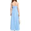 imageImily Bela Girls Chiffon Dresses Formal Sleeveless Junior Bridesmaid Wedding Party Maxi DressBlue