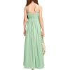 imageImily Bela Girls Chiffon Dresses Formal Sleeveless Junior Bridesmaid Wedding Party Maxi DressGreen