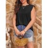 imageImily Bela Womens Plus Size Tank Tops Sleeveless Crew Neck Summer Casual Basic Tees ShirtsBlack