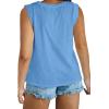 imageImily Bela Womens Plus Size Tank Tops Sleeveless Crew Neck Summer Casual Basic Tees ShirtsBlue